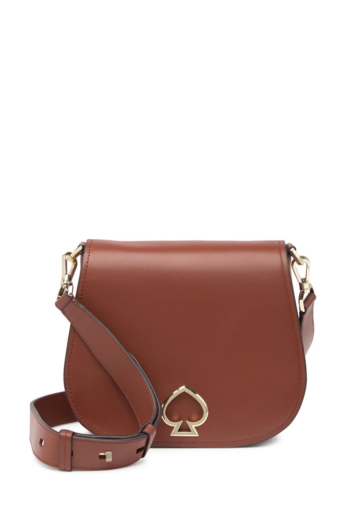 Kate Spade Suzy Large Leather Saddle Bag In Cinnamspice ModeSens