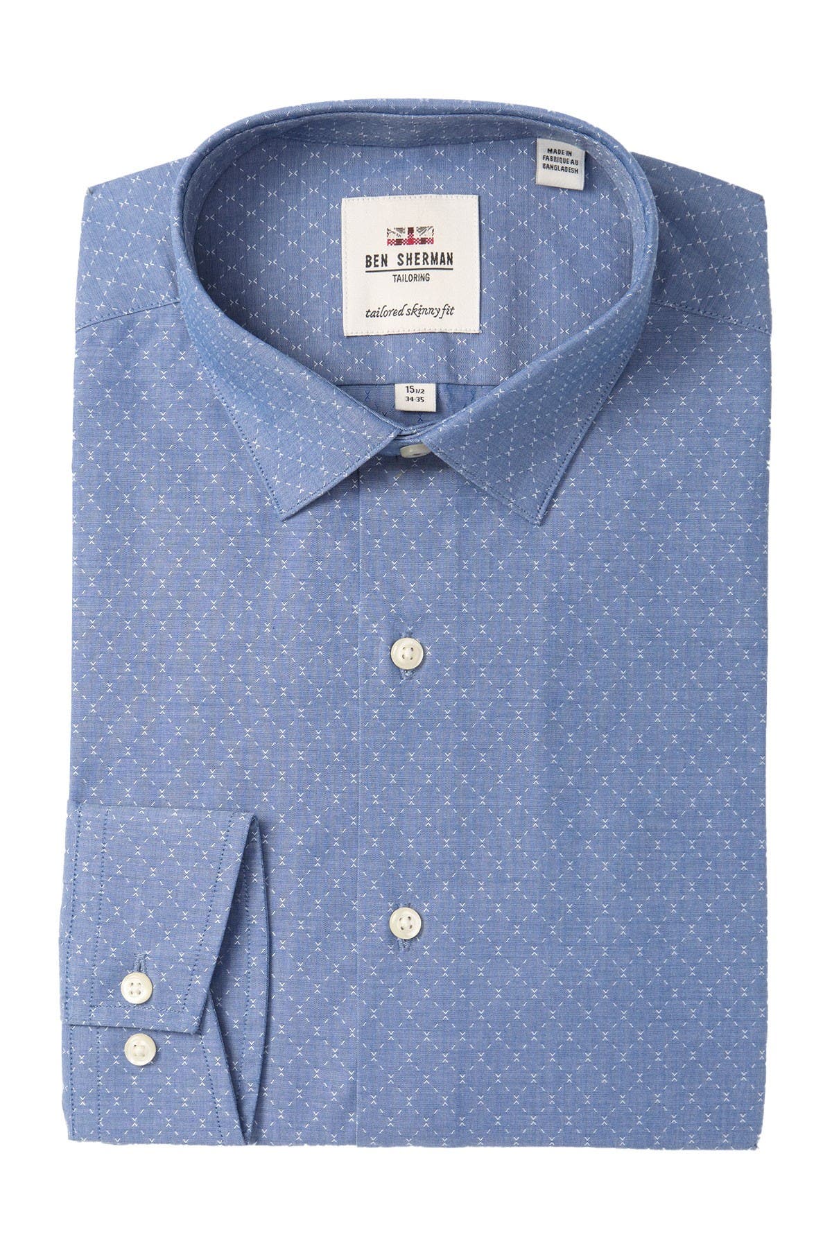 skinny fit dress shirt