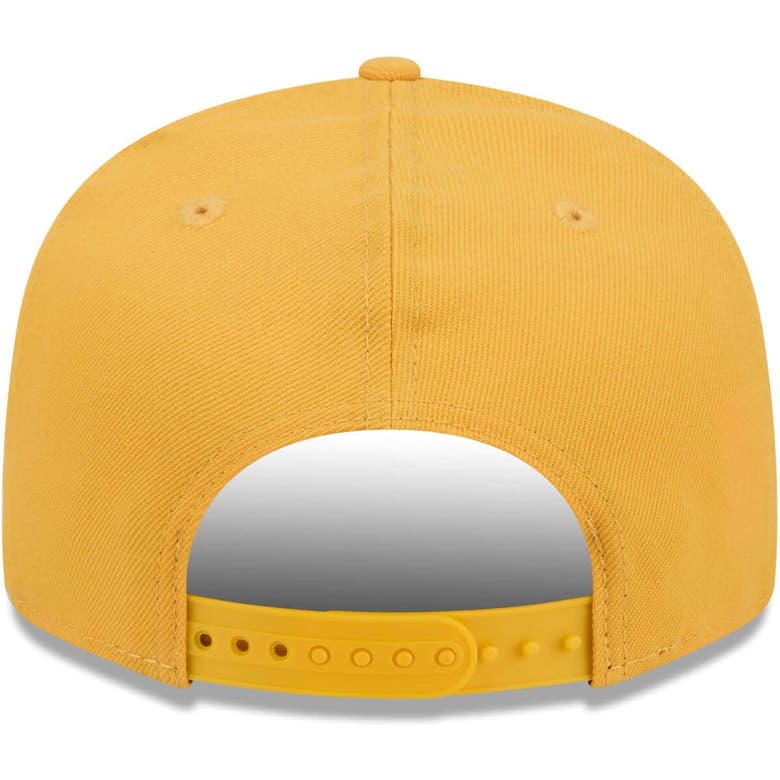 Shop New Era Gold Pittsburgh Steelers Independent 9fifty Snapback Hat