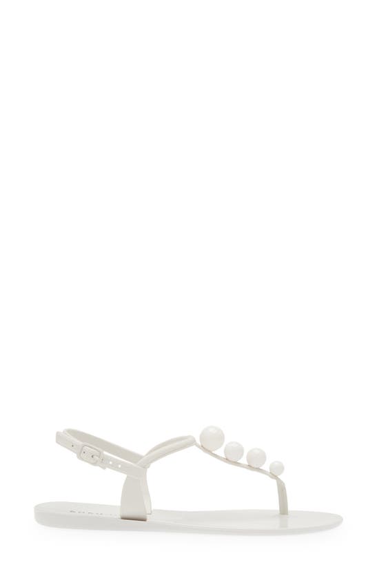 Shop Koko + Palenki Rhea Jelly Slingback Sandal In White