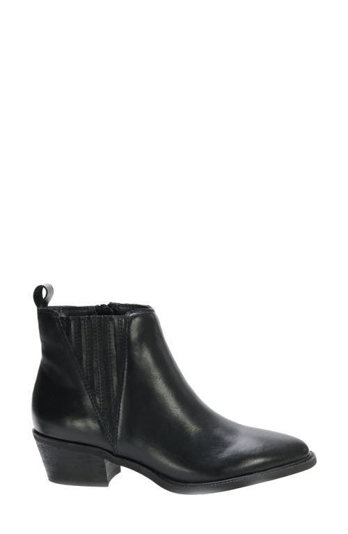 David Tate Focus Bootie In Black Nappa