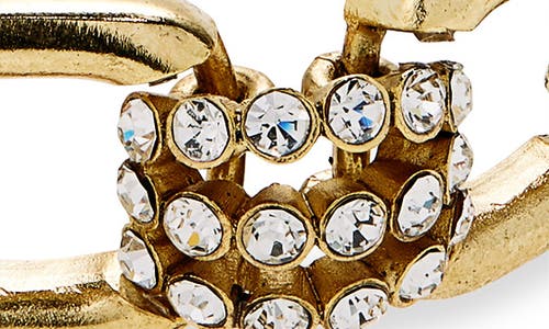 Shop Oscar De La Renta Pavé Link Bracelet In Crystal