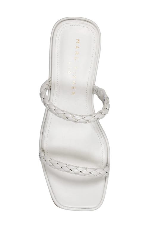 Marc Fisher Ltd Thoral Slide Sandal In Ivory