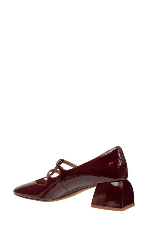 Linea Paolo Maurice Mary Jane Pump In Burgundy