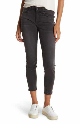 Lucky Brand Leopard Print Bridgette High Rise Slim Slit Ankle Jeans 4/27