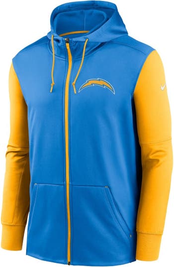 Men's Nike Powder Blue Los Angeles Chargers Sideline Half-Zip