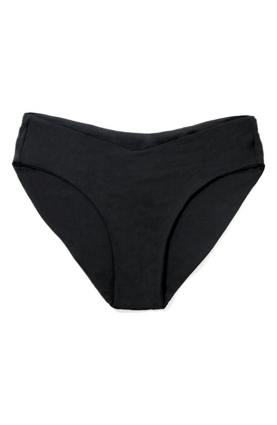 Shop Hanky Panky V-cut Bikini Bottoms In Black