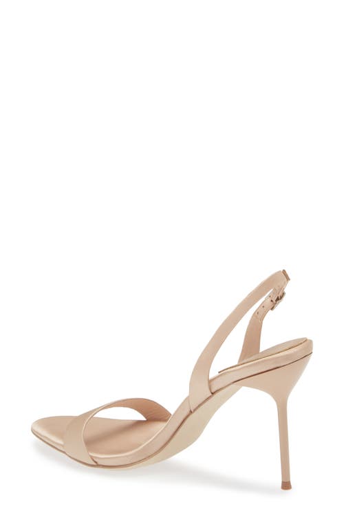 Jeffrey Campbell Go-getter Sandal In Champagne Satin