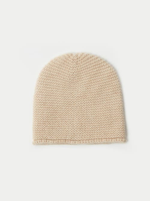 Gobi Mongolian Cashmere Organic Color Cashmere Baby Set In Beige