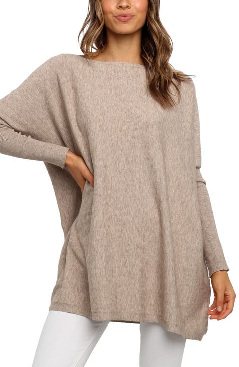 Cashmere tunic sweater sale best sale