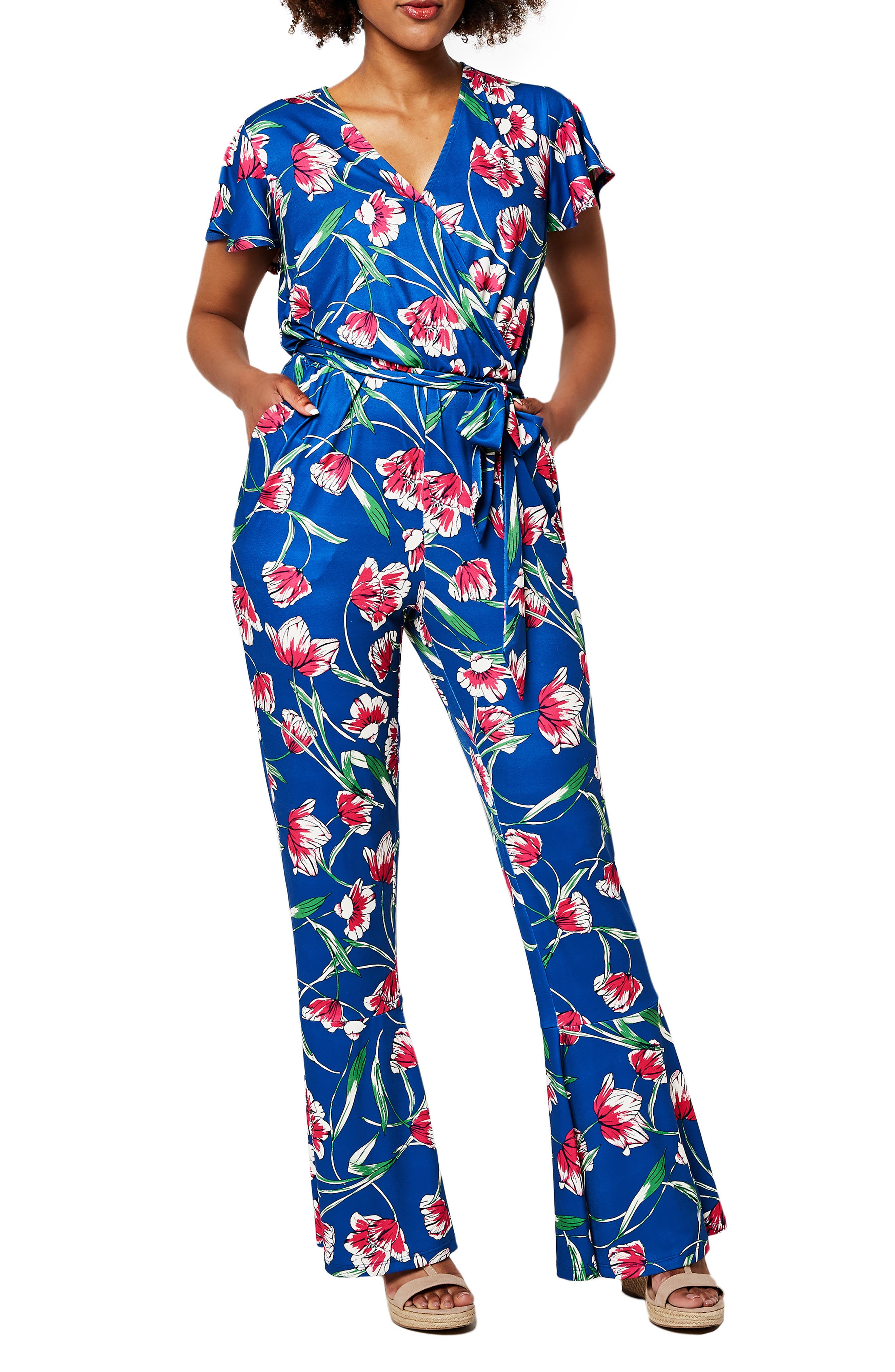 Leota Gabriella Tie Waist Jumpsuit