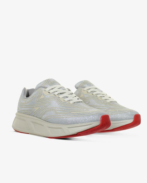 Fessura Walk 01 Sneaker In Silverilk