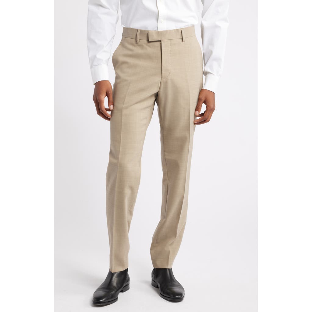 Tiger of Sweden Tenuta Slim Fit Stretch Wool Trousers in Cashmere