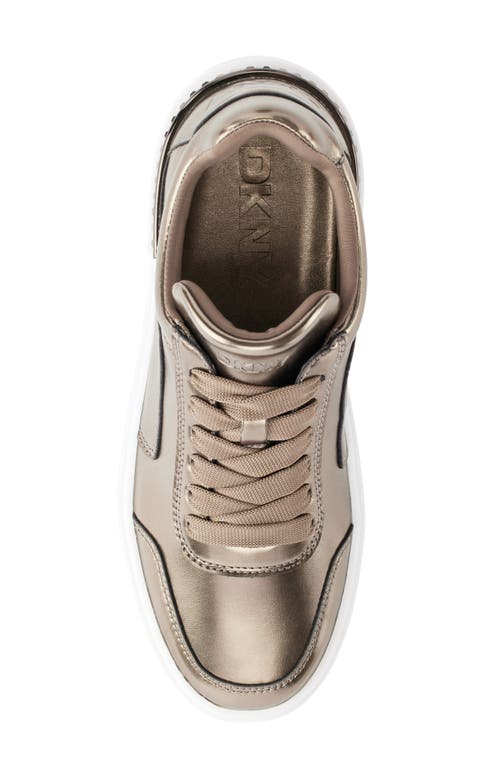 Shop Dkny Beverly Hidden Wedge Sneaker In Ash