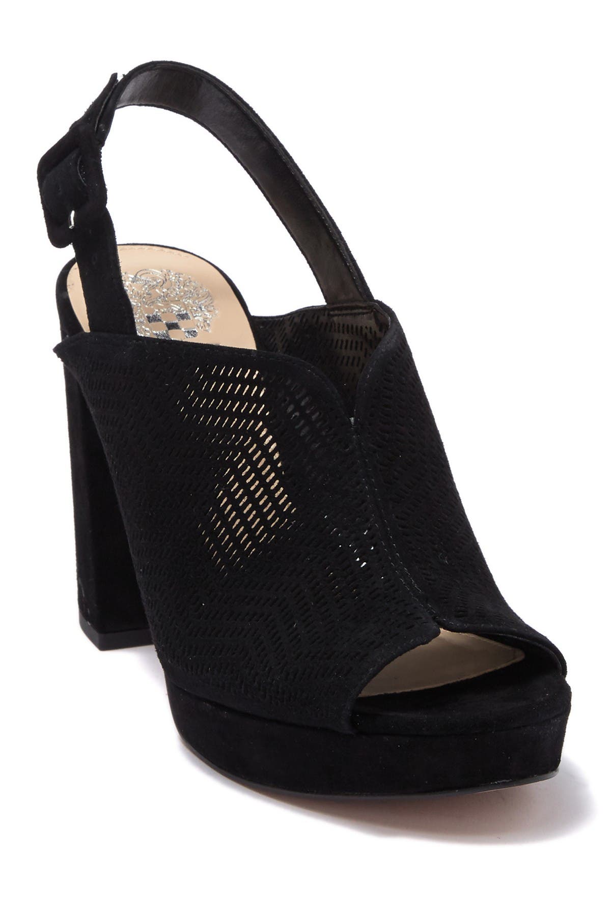perforated open toe sandal