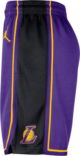Los Angeles Lakers Jordan Brand Youth Statement Edition Swingman  Performance Shorts - Purple