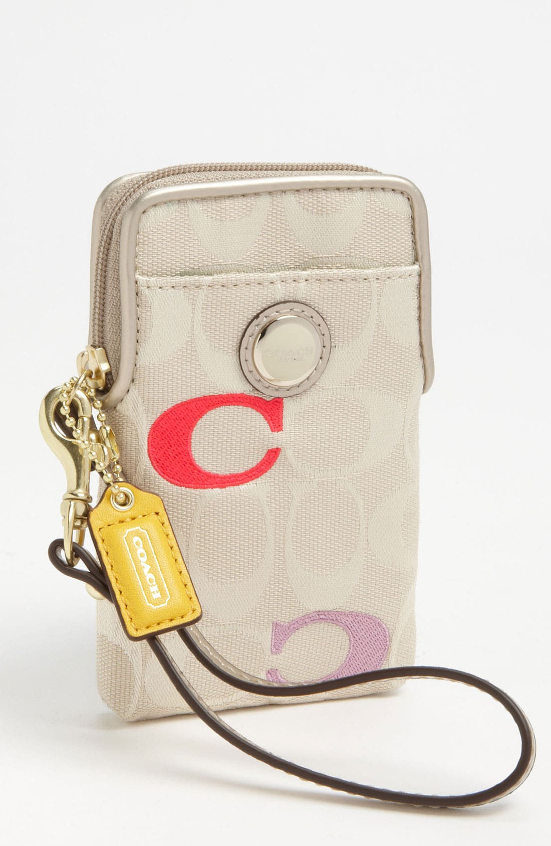 COACH 'Embossed Signature' Universal Phone Case Nordstrom
