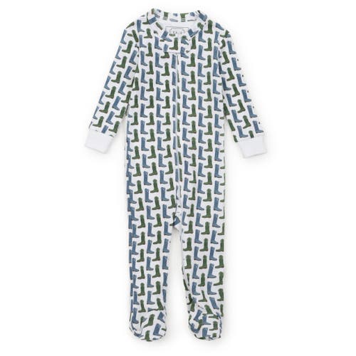 Shop Lila And Hayes Parker Zipper Pajama In Cowboy Boots