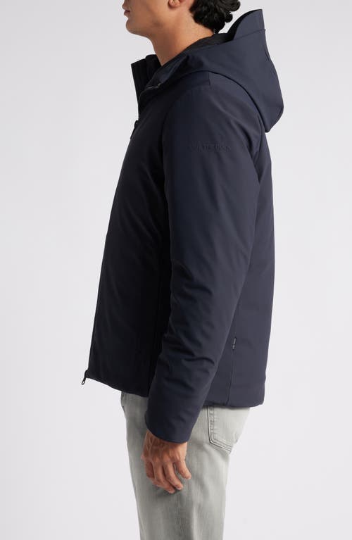 Save The Duck Sabal Hooded Jacket In Blue Black