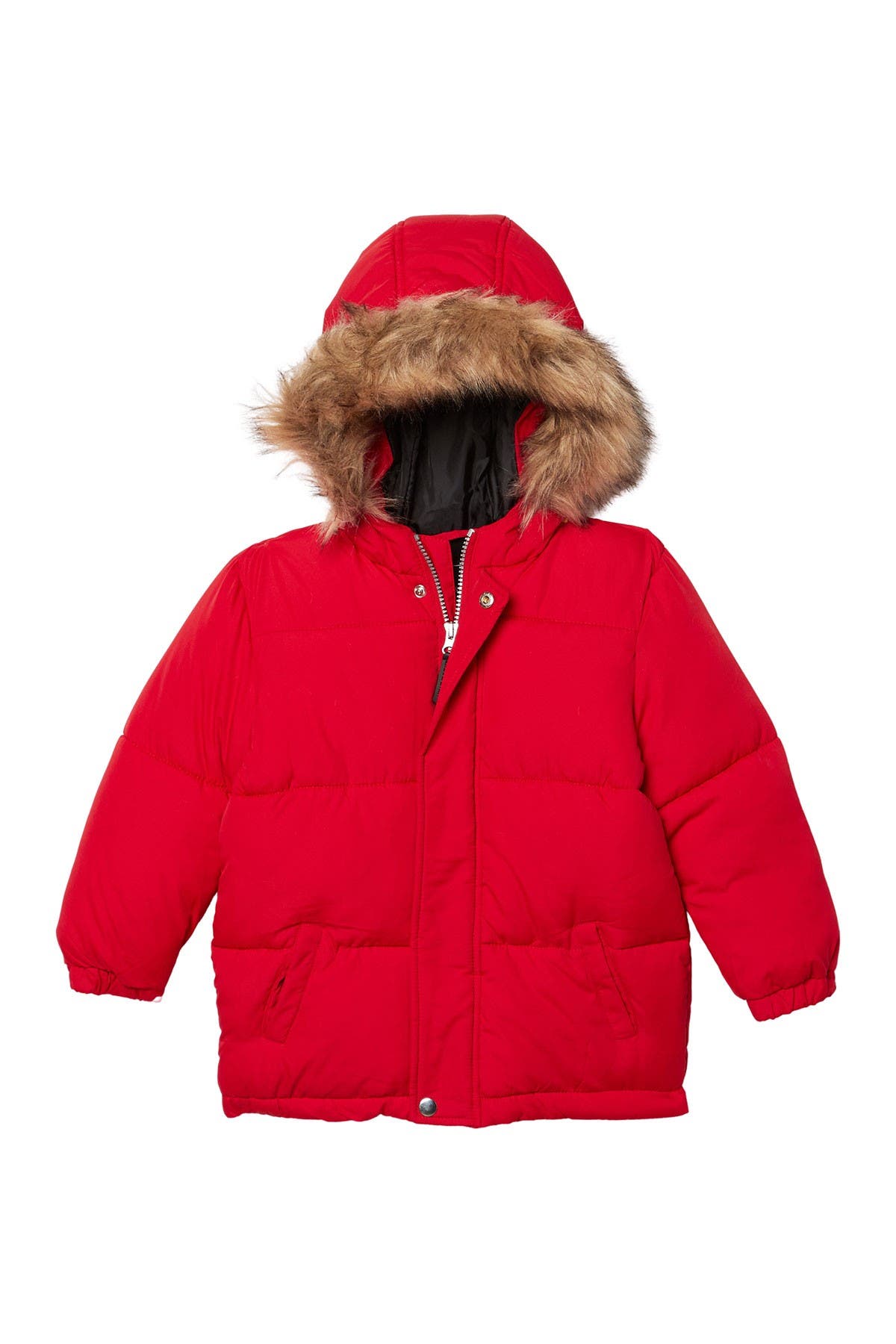 toddler puffer jacket with fur hood