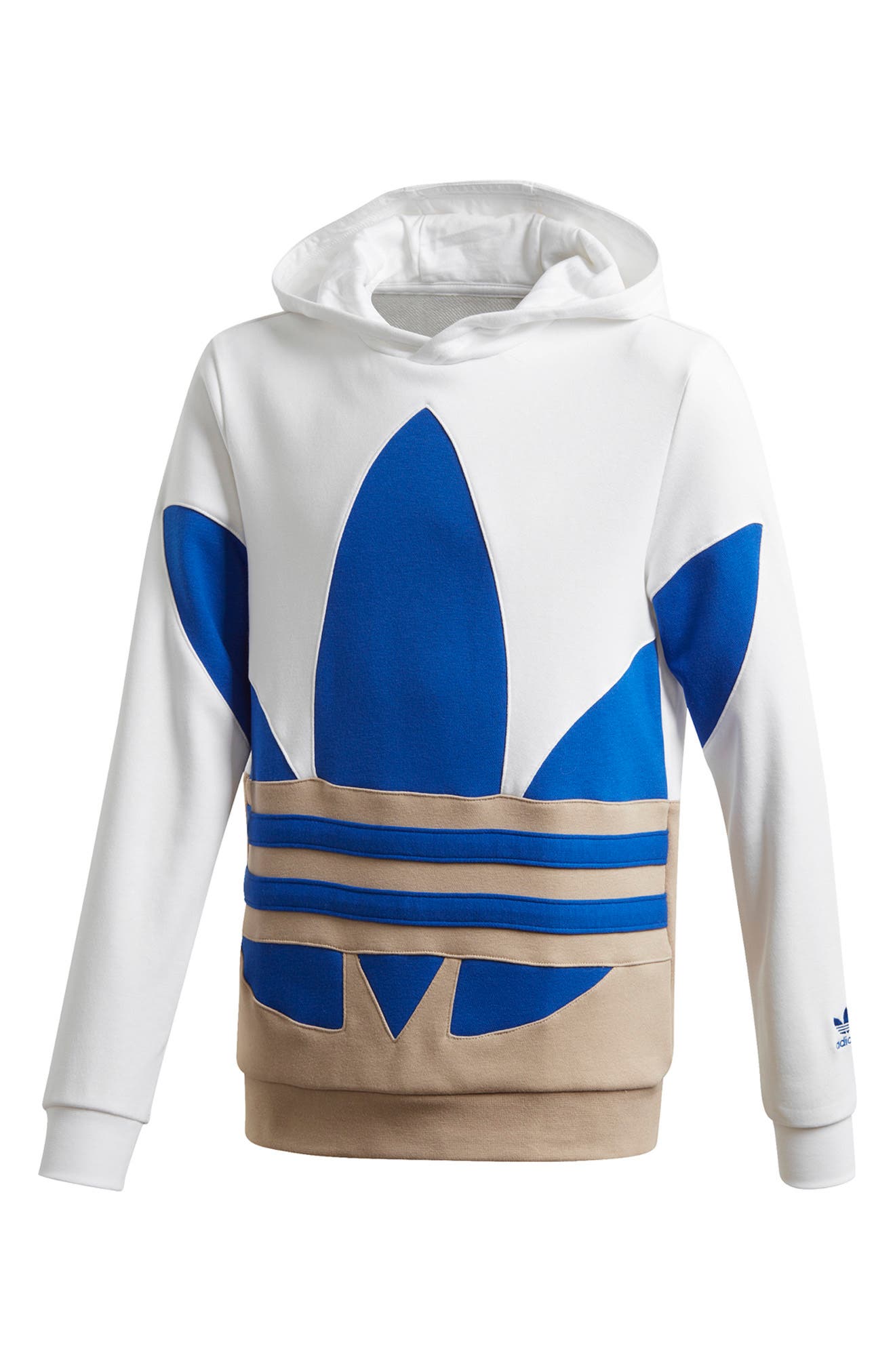 adidas trefoil hoodie khaki