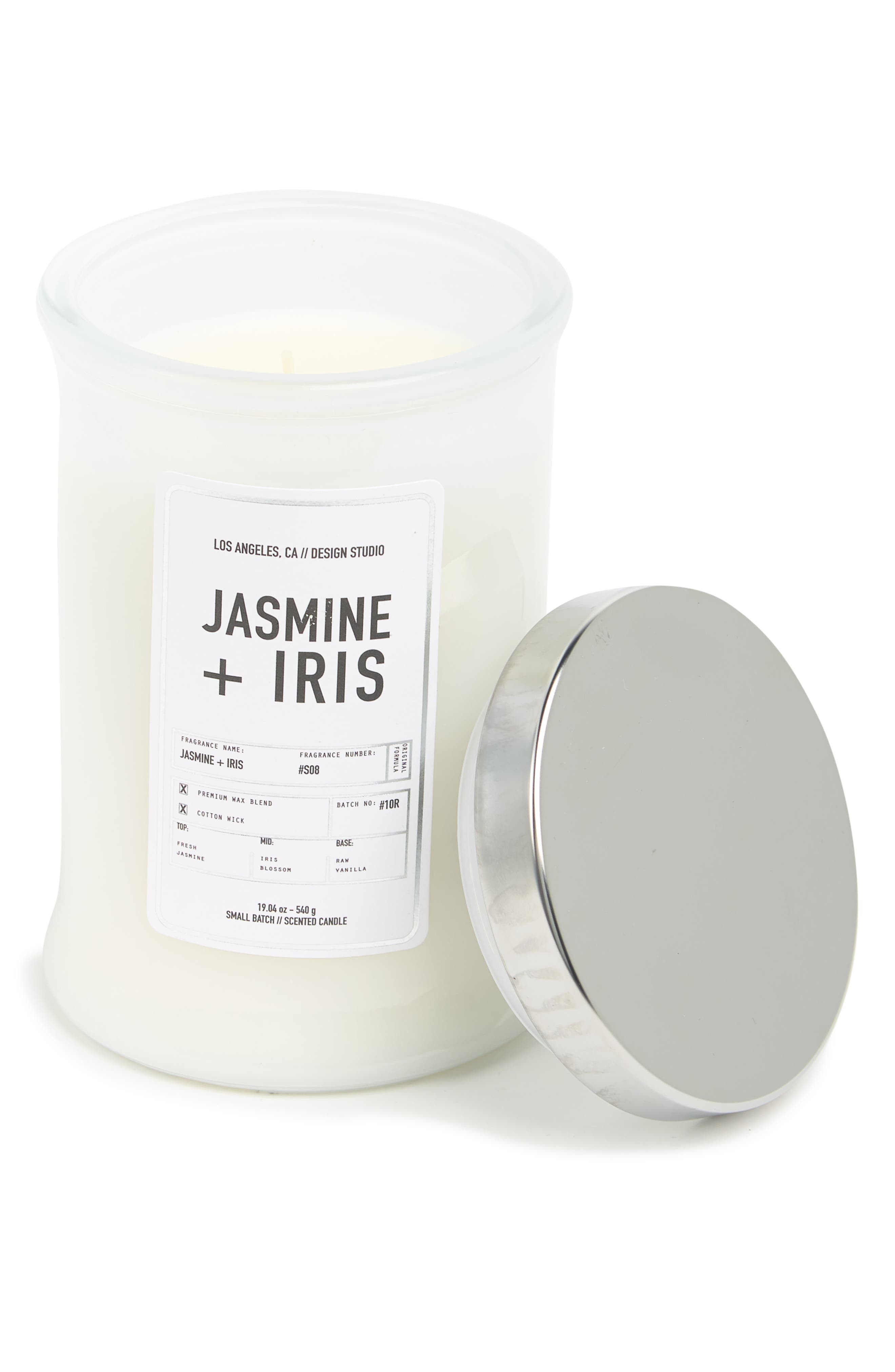 PORTOFINO CANDLES Jasmine + Iris Sleek Lab Jar Scented Candle |  Nordstromrack