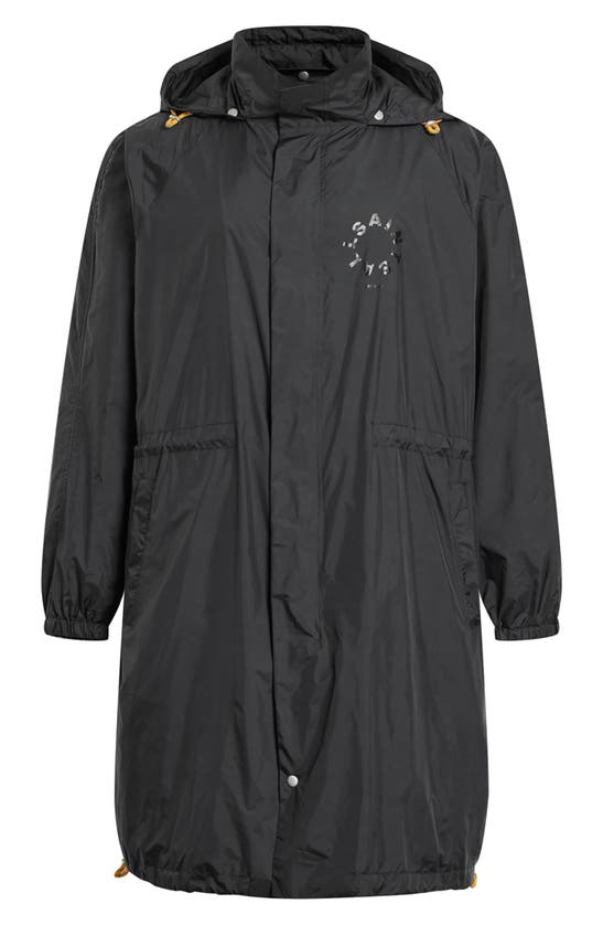 Shop Allsaints Tierra Hooded Jacket In Black