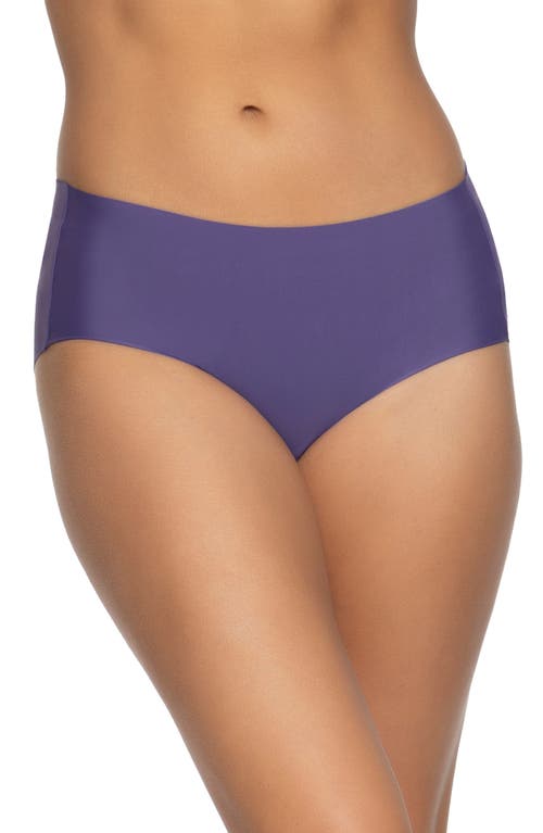 Felina Hint Of Skin Assorted 5-pack Briefs In Lilac Pink/jewel/blue