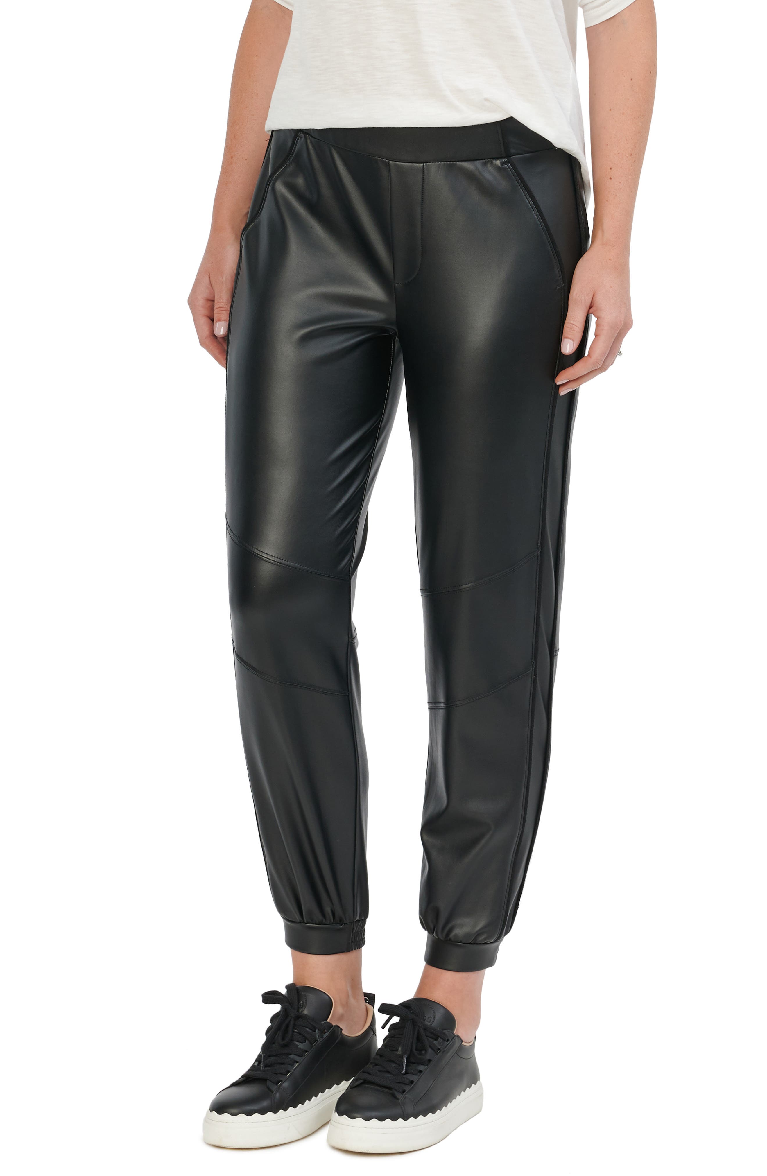Faux Leather High-Waisted Pants \u0026 Leggings