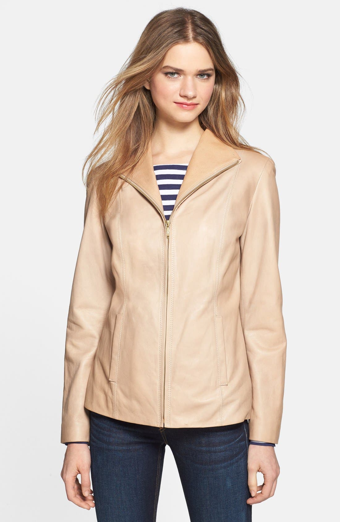 cole haan leather jacket nordstrom rack