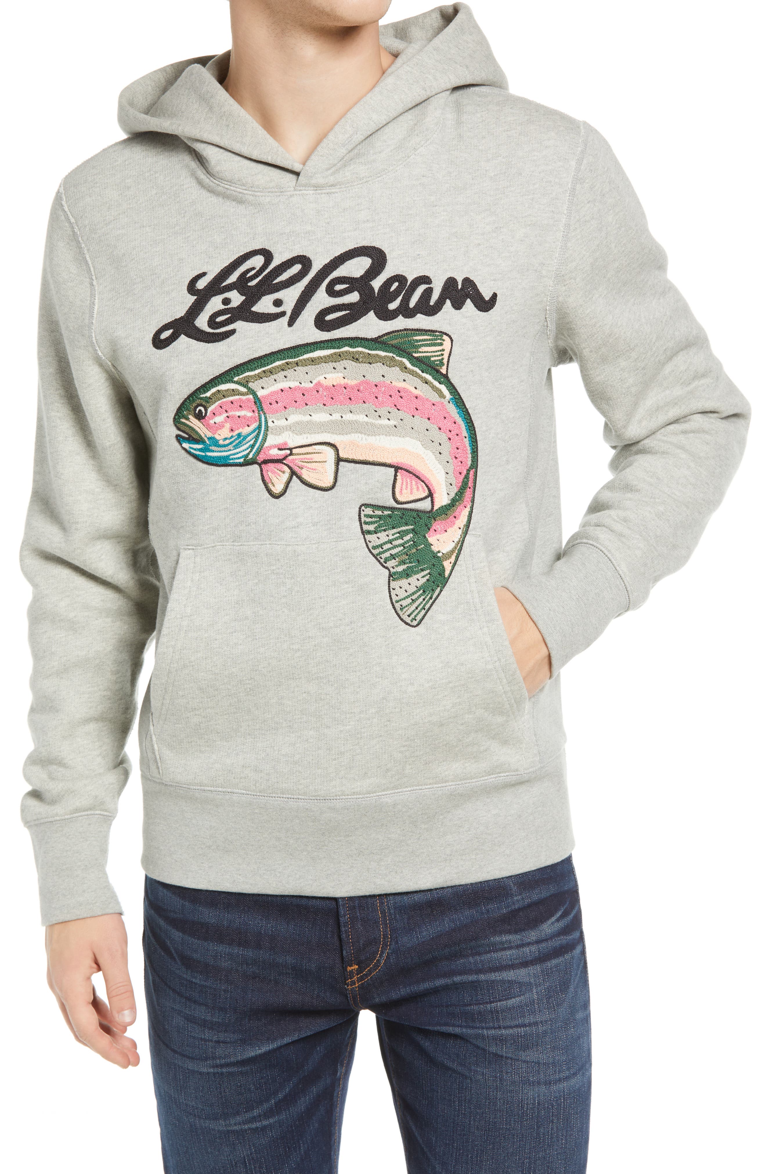 ll bean crewneck sweatshirt
