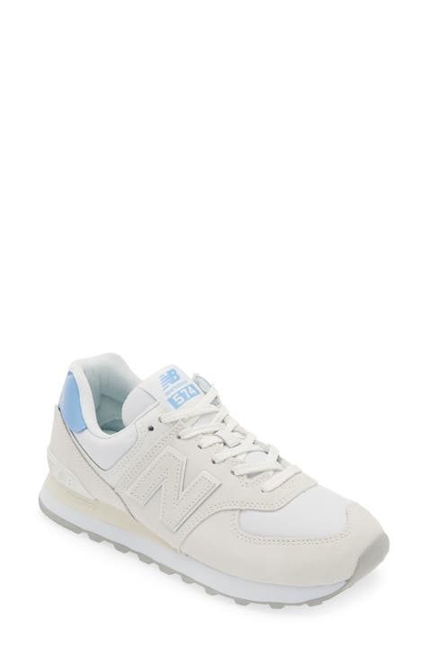 New Balance 327 Casual Women's Sneakers Shoes White Cream Brown