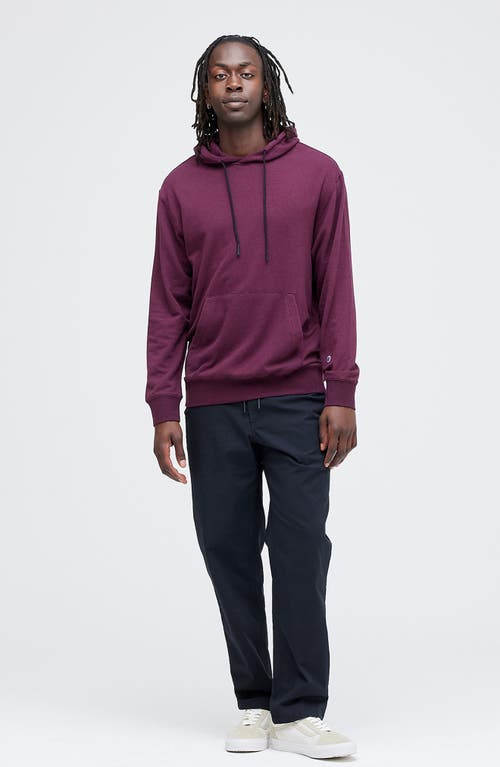 Shop Stance Shelter Hoodie In Port Wine