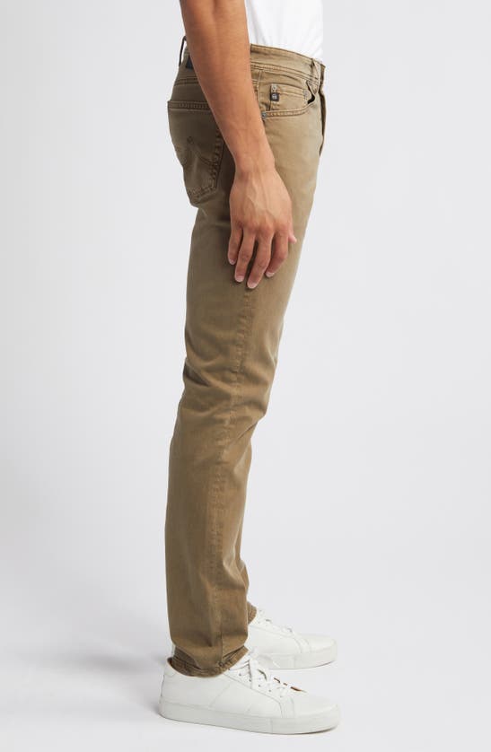 Shop Ag Tellis Sud Modern Slim Fit Stretch Twill Pants In Sulfur Cedarwood