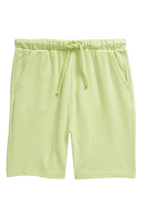 Shop Next Kids' Drawstring Knit Shorts In Yellow Green