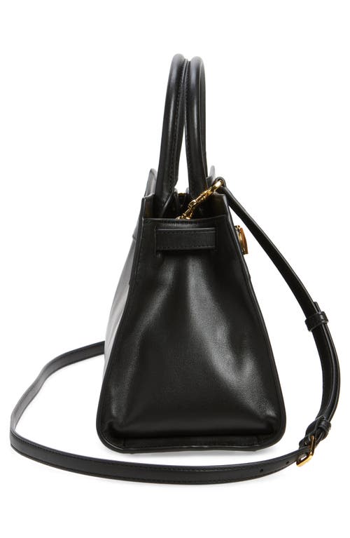 Shop Veronica Beard Dash Leather Tote In Black