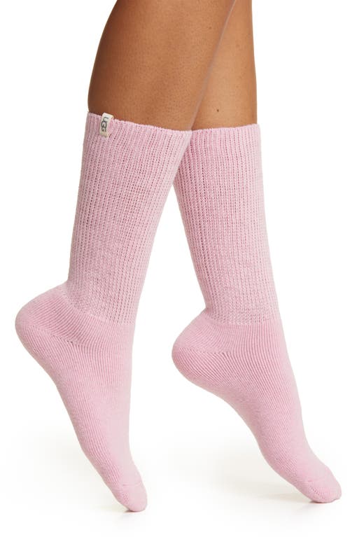 UGG(r) Shealy Cozy Crew Socks in Pink Meadow
