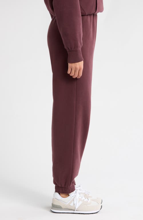 Shop Zella Ultracozy Joggers In Burgundy Fudge