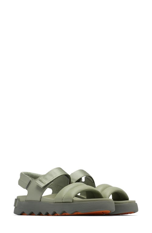 Sorel Viibe Slingback Sandal In Safari/stone Green