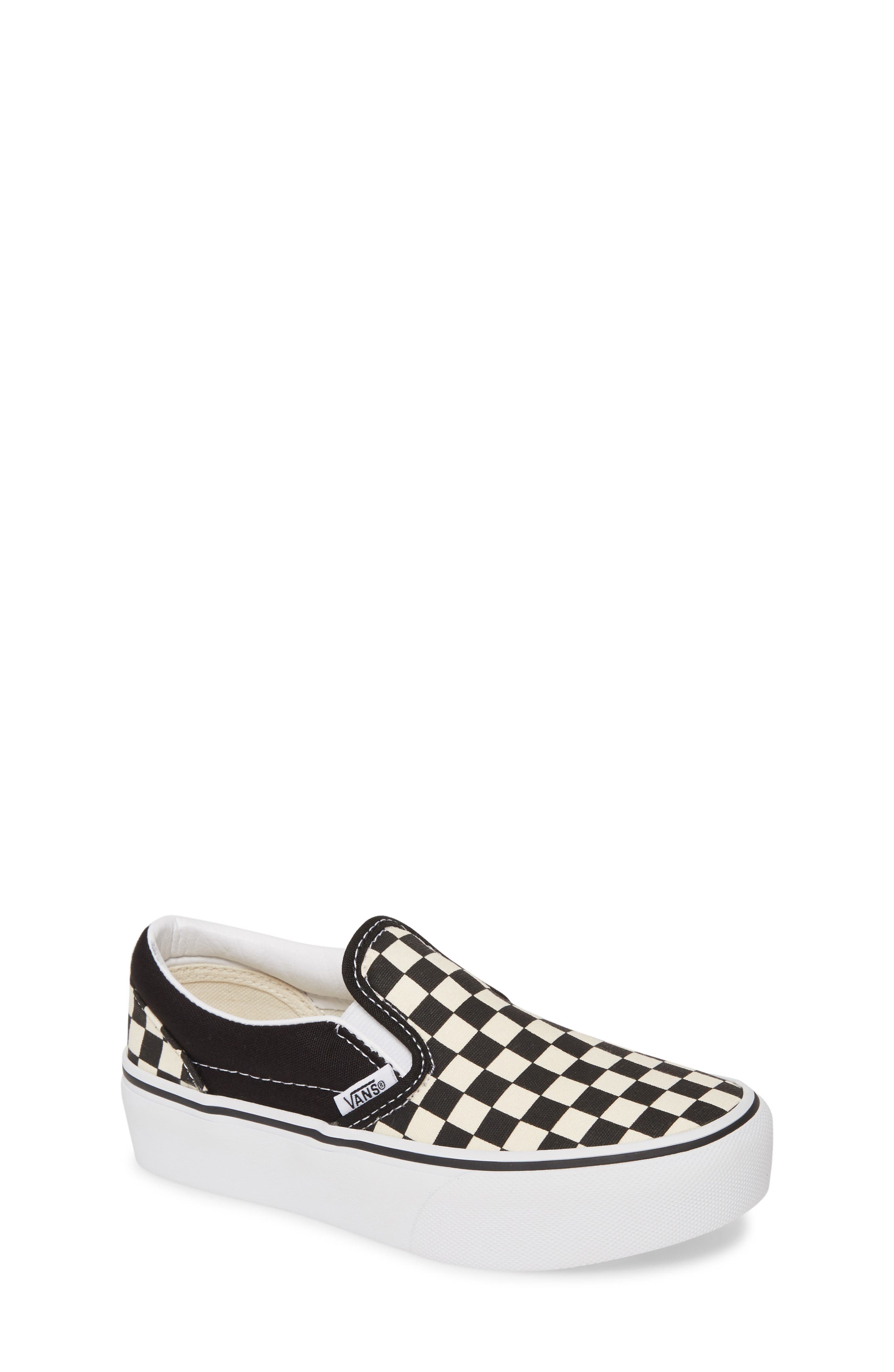 vans shoes for girls black and white