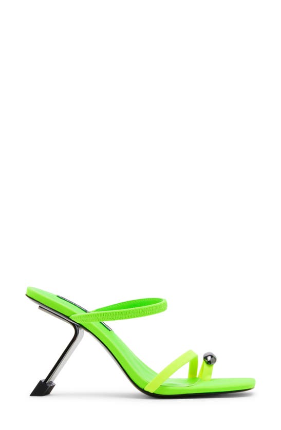 Shop Jessica Rich By Steve Madden Harriet Toe Loop Sandal In Neon Lime