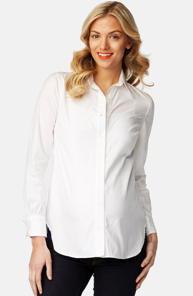 Rosie Pope 'Classic' Maternity Shirt | Nordstrom