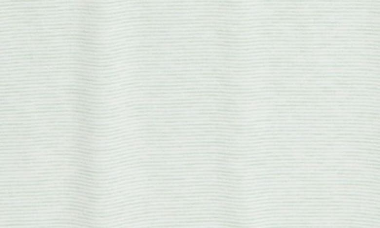 Johnston & Murphy Kids' Micro Stripe Polo In Green