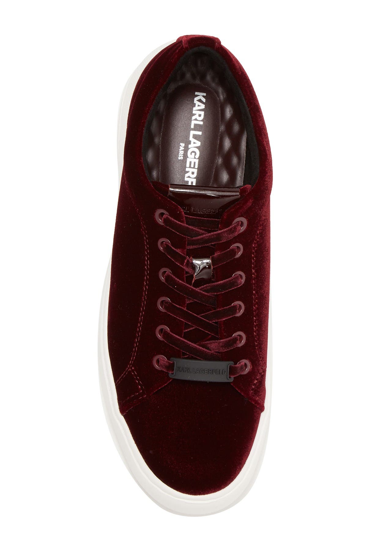 karl lagerfeld velvet sneakers