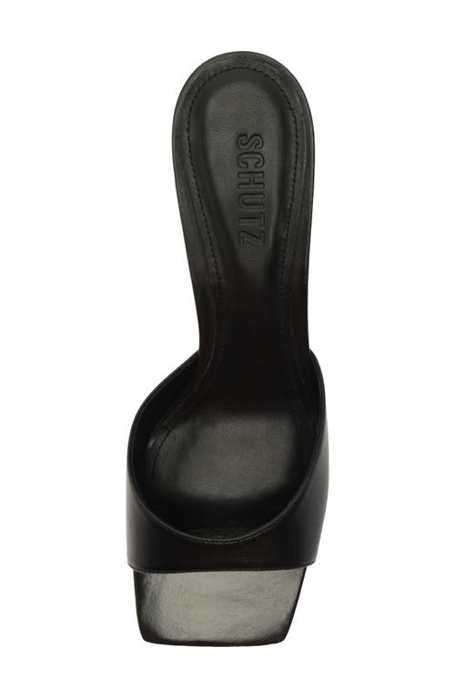 Shop Schutz Dethalia Pin Heel Slide Sandal In Black