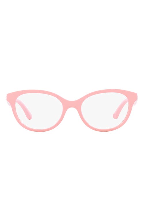 Dolce & Gabbana 49mm Butterfly Optical Glasses in Pink at Nordstrom