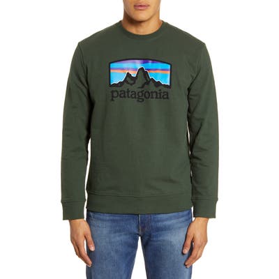 Patagonia Fitz Roy Horizons Uprisal Recycled Blend Fleece Sweatshirt