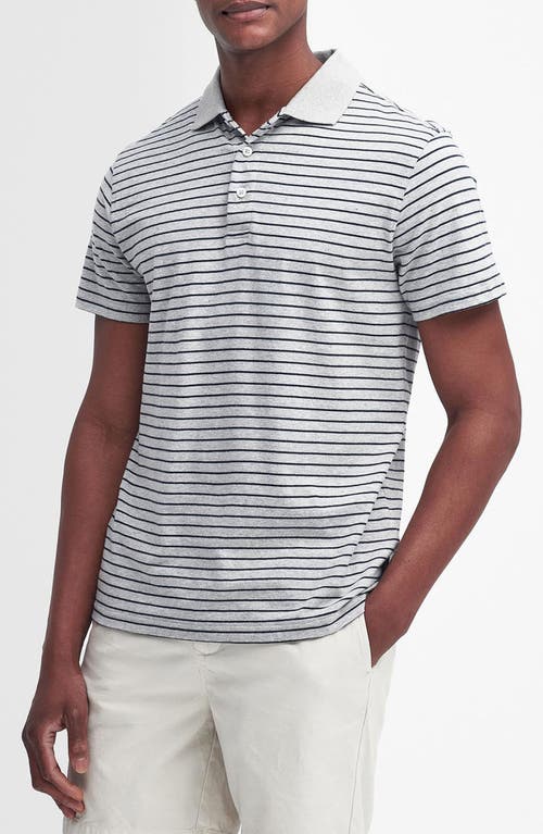 Barbour Westgate Stripe Polo Grey Marl at Nordstrom,