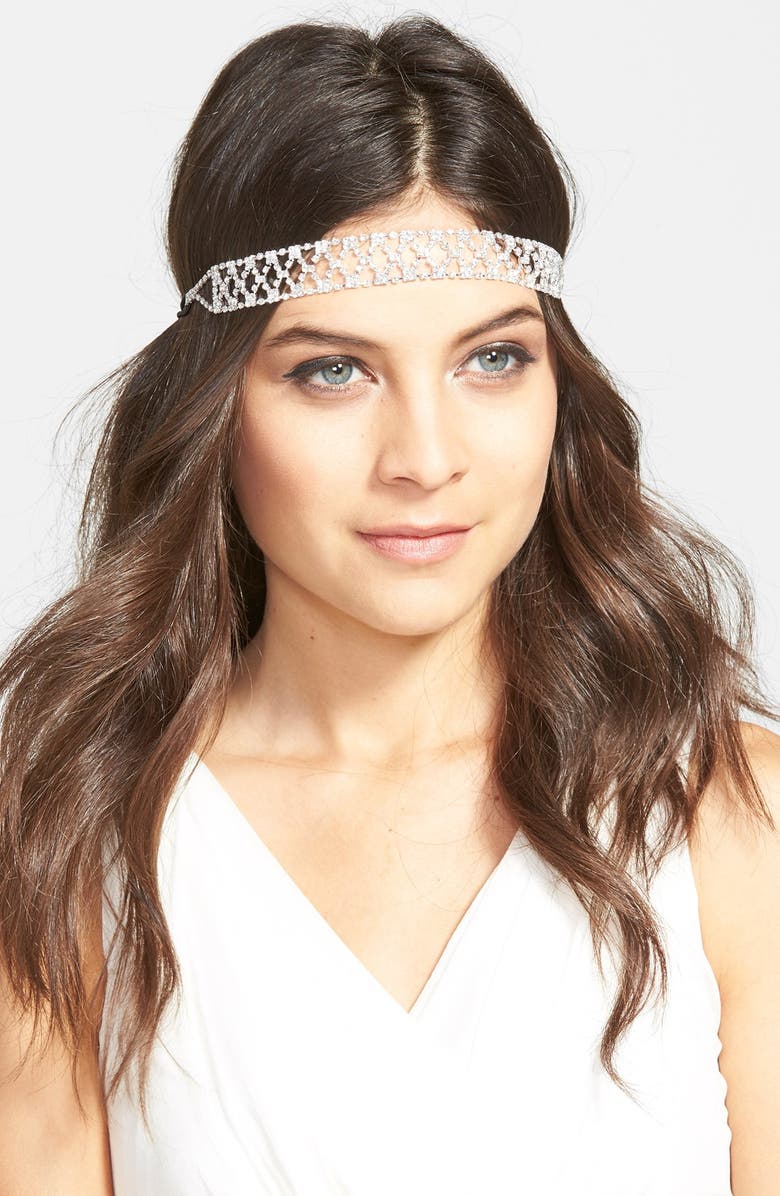 Nina Crystal Stretch Headband | Nordstrom