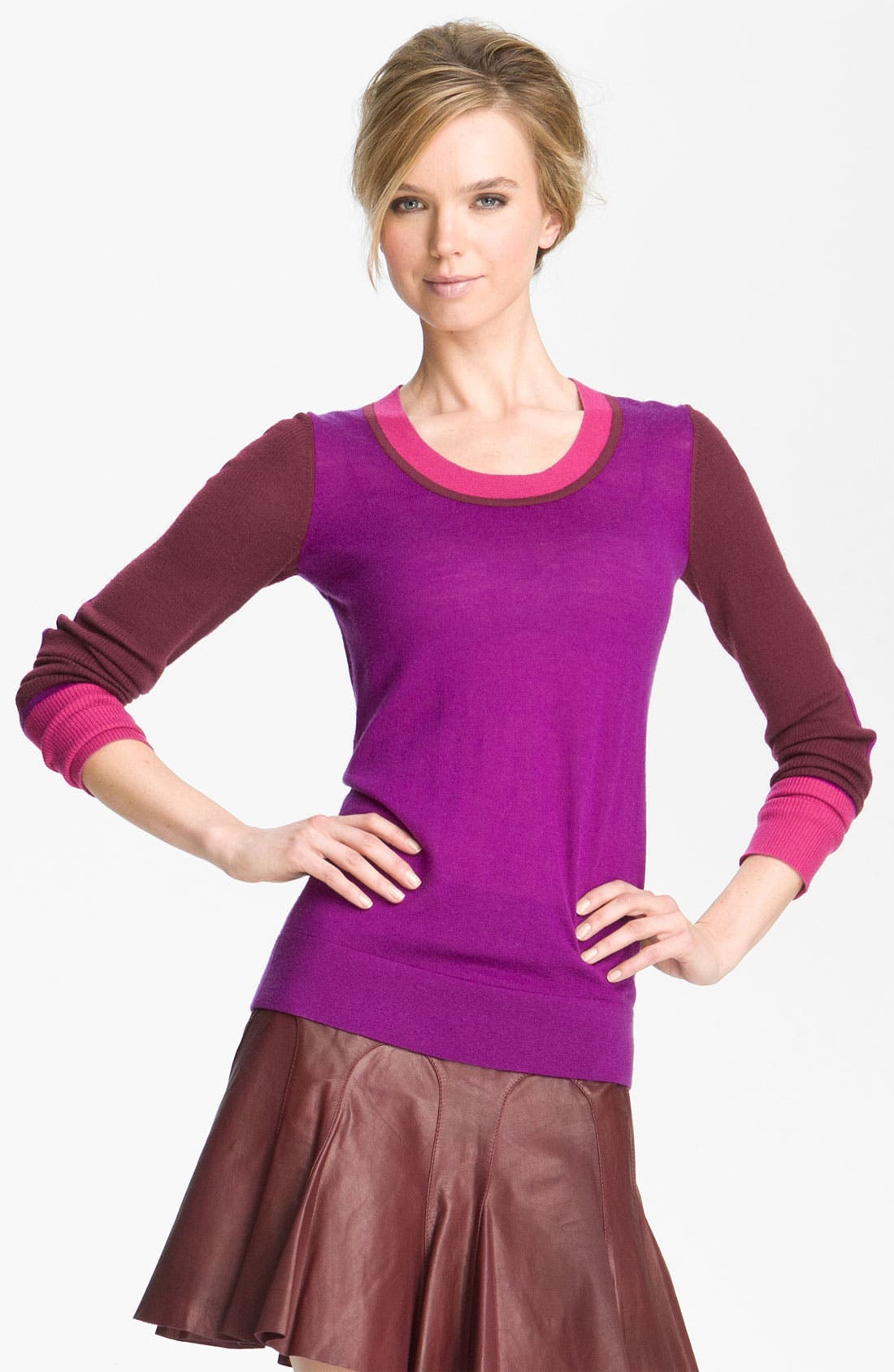 derek lam colorblock sweater